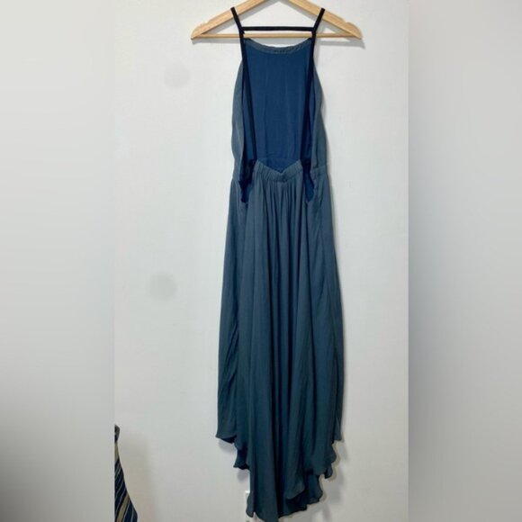 Free People Charcoal Open Harness Maxi Dress size 12 - Picture 5 of 8